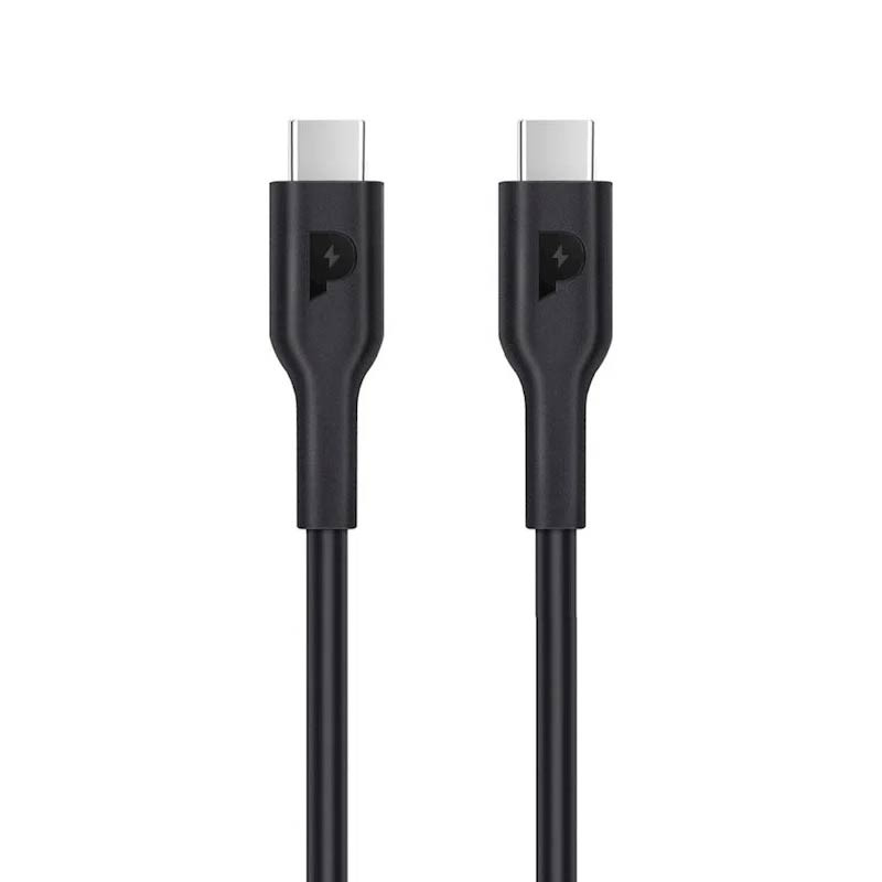 Powerology Type-C to Type-C Cable 1.2m PD 100W Black