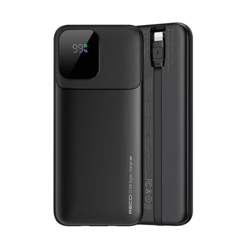 Recci Powerbank RPB-P68 20000mah (22.5w)x2 (Black)