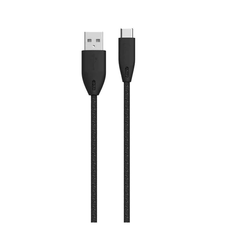 Powerology Braided USB-A to Type-C Cable 1.2M